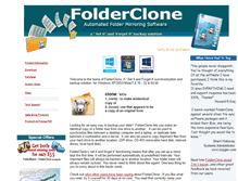 Tablet Screenshot of folderclone.com